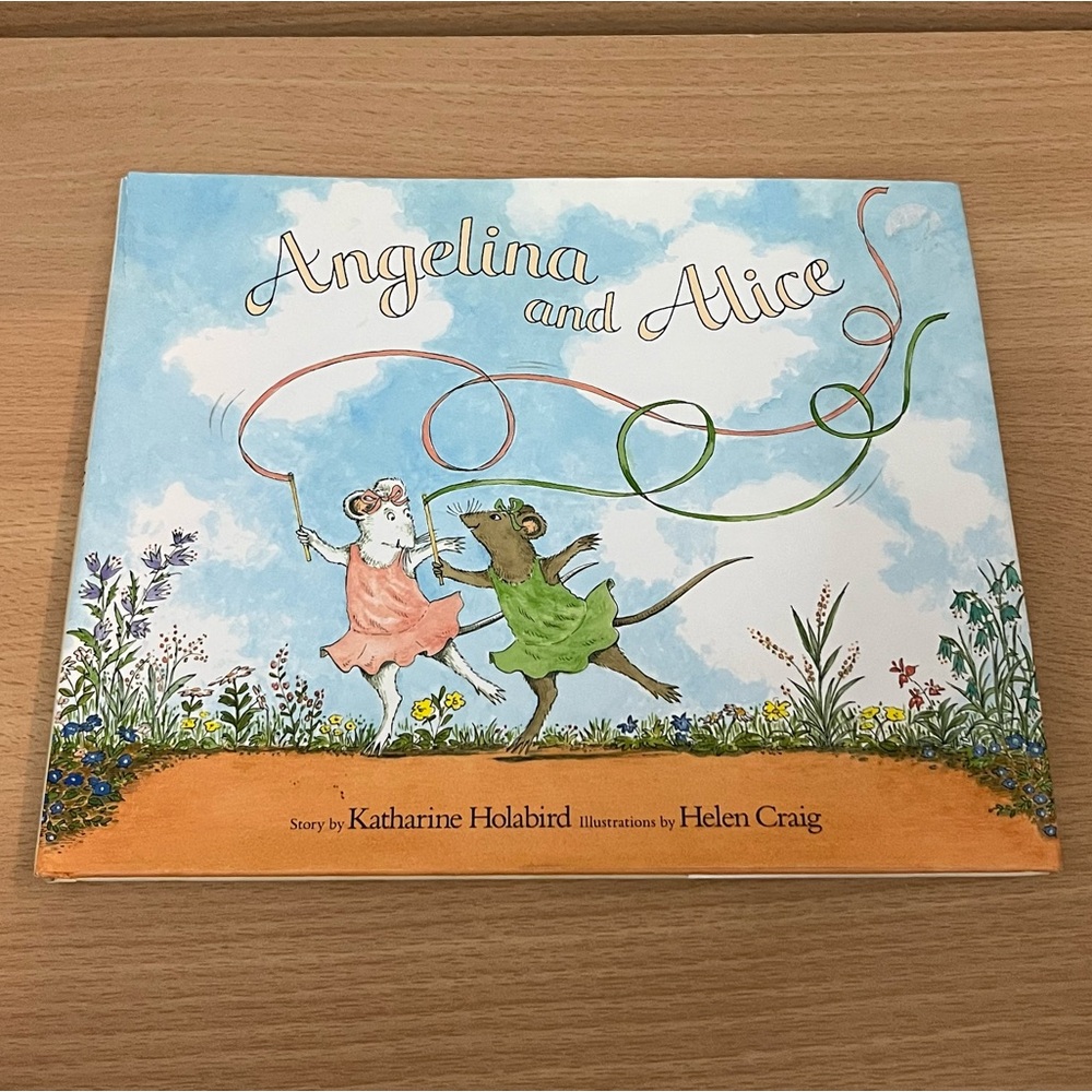 Angelina and Alice Hardcover HC Book Ballerina Large Rectangular w/ Dust Jacket
